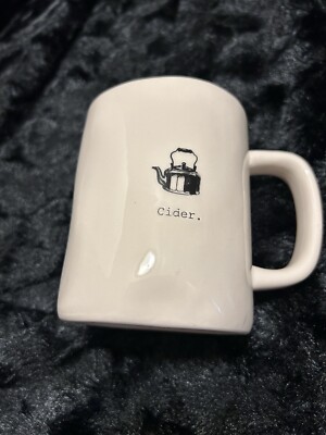 Rae Dunn Artisan Collection Magenta Mug Cider Icon W/Kettle Graphic