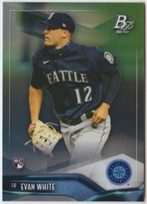 2021 Bowman Platinum #68 Evan White RC