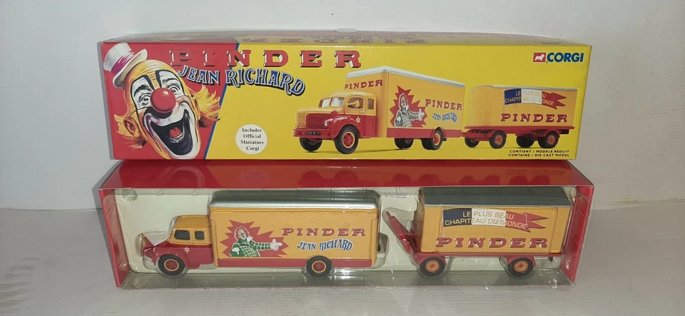 BERLIET GLR8 FOURGON AVEC REMORQUE FOURGON 73401 CORGI CLASSICS - Immagine 2 di 2