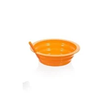 Orange Cereal Sip-a-Bowl 22 oz. - BPA-Free Plastic - Dishwasher Safe