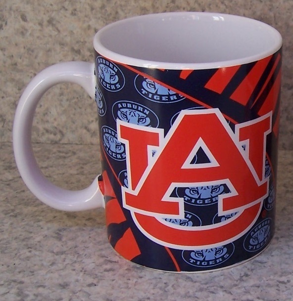 Coffee Mug NCAA Auburn university Tigers NEW 11 ounce cup with gift box