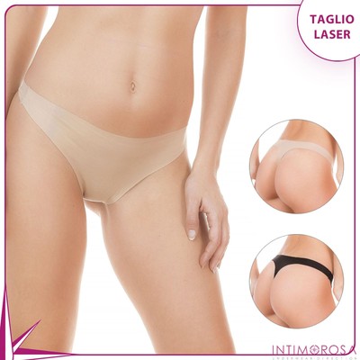 Jadea 8002 Laser Cut Stretch Cotton Thong