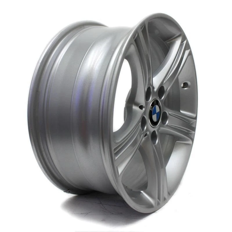 BMW 330e 335i 340i 430i 440i 428i 17" RUEDA PLATEADA FÁBRICA OEM 71535 2012-2017 Foto 2 de 4