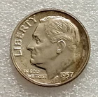 90% SILVER Proof 1957 Roosevelt Dime