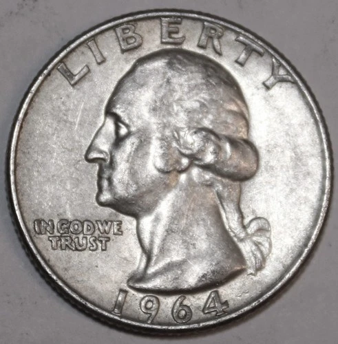 1964-D Washington Quarter - 90% Silver - Extra Fine - #0575EA