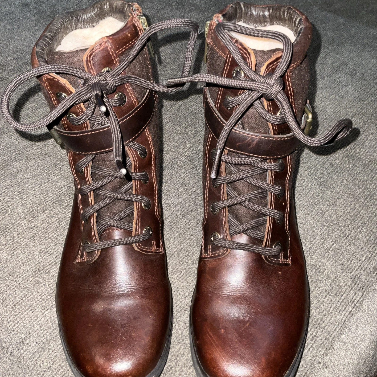 Ugg Kesey Stivaletto Impermeabile Pelle Fodera Lana S N 1005264 Taglia 6