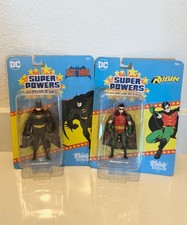 McFarlane Super Powers Batman - Black Suit Variant & Robin - Black Cape Variant