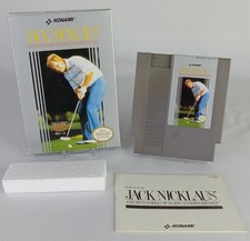 Jack Nicklaus' Greatest 18 Holes of Major Championship Golf CIB Nintendo NES
