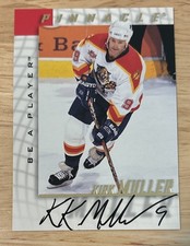 1997-98 Pinnacle Be a Player #121 Kirk Muller Auto Autograph Signed Canadiens