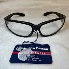 Smith  Wesson NWT Safety 99.9 UV Pr Glasses Shooting Goggles Clear ANSI Z87.1