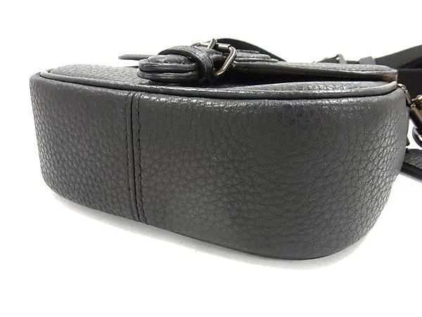 Bolso pequeño COACH Amelia CP002 en cuero negro guijarro suave para mujer Foto 3 de 4