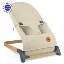 ANGELBLISS Baby Bouncer Portable Bouncer Seat Babies Infants Bouncy Seat Cotton