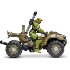action figure vehicle set Master Chief Mongoose rocket launcher toys