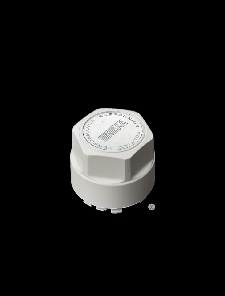 3 1988-92 FIREBIRD TRANS AM WS6 CENTER CAPS SILVER CAP W/SILVER & BLACK CENTER - Image 2 of 2