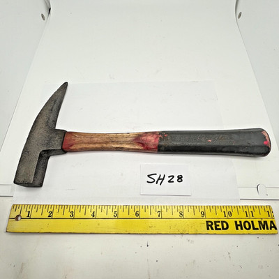 Vintage PLUMB Fiber Glass Handle Masonry Rock Hammer  1 lb 7 3/8 oz USA