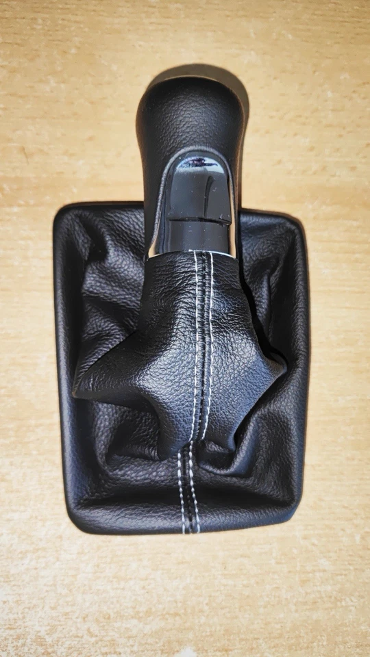 Schaltknauf mit LED-Beleuchtung für VW Golf Sportsvan Leder Schaltsack 6 Gang - Bild 3 von 4