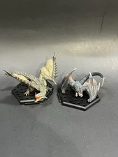 Lot Of 2 Monster Hunter 2" Nargacuga Figure Builder & Fire Breathe Rage Rathian