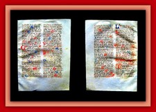 HOUR BOOK-GOSPEL-CODEX-RELICS, Medieval-Northumbria, Parchment, around 1280