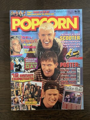 Popcorn 10-1995 Komplett Scooter, Kelly Family /Top - Zustand