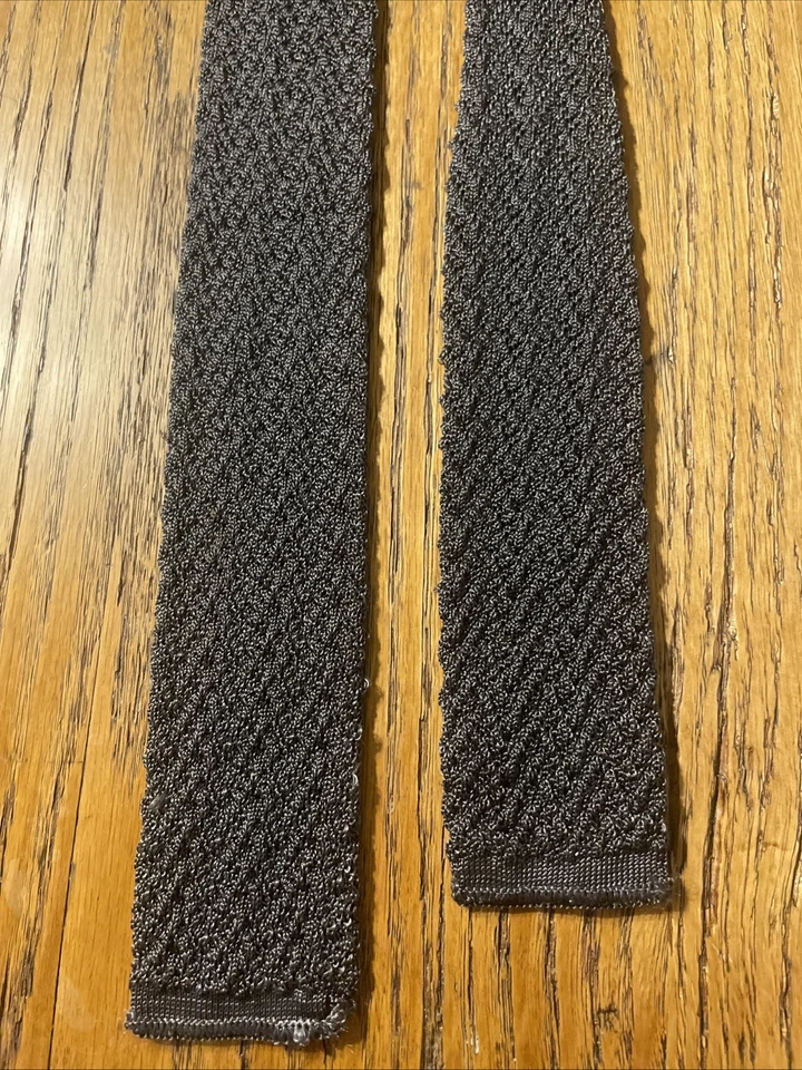 Calcetín de nailon de rayón tejido peregrino vintage años 50 corbata baúl columpio VLV Foto 4 de 4