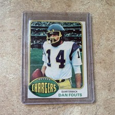 Topps 1976 Dan Fouts #128 San Diego Chargers Football NFL Base Set