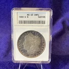 Morgan 1880-S ANACS MS63 DMPL San Francisco Silver $1 Coin KM#110 Uncirculated