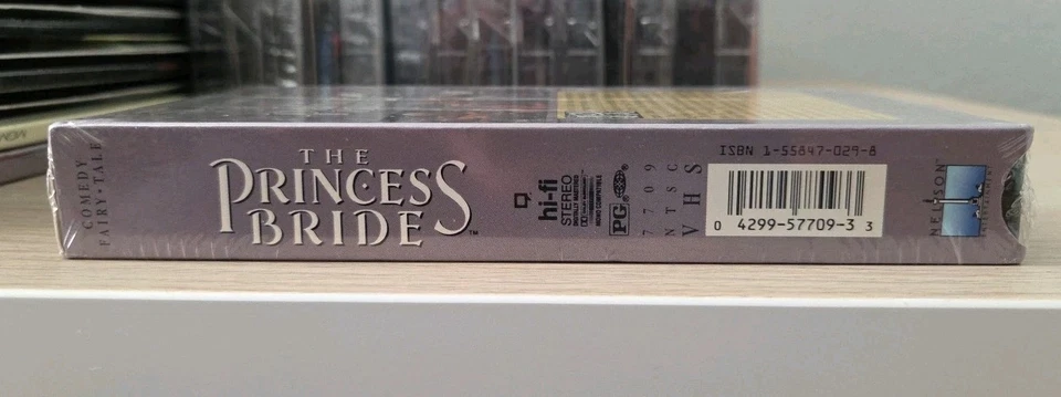 The Princess Bride 1987 Sealed Nelson VHS Watermark UPC Both Sides - Image 4 of 4