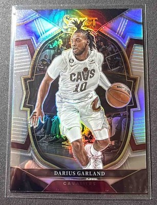 2022-23 Panini Select Darius Garland Silver Prizm #6 Cavaliers Concourse