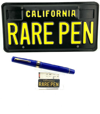 OMAS  PARAGON Fountain Pen  BLUE PROTOTYPE ? 14K Fine nib NEW OLD STOCK
