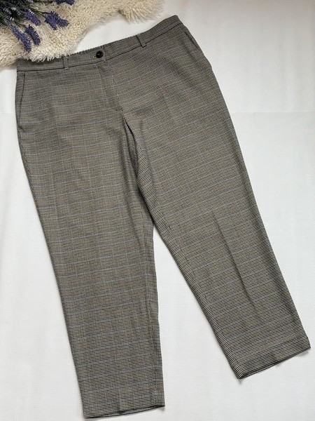 Women Gerry Weber Trousers Beige Viscose 46 / 3XL