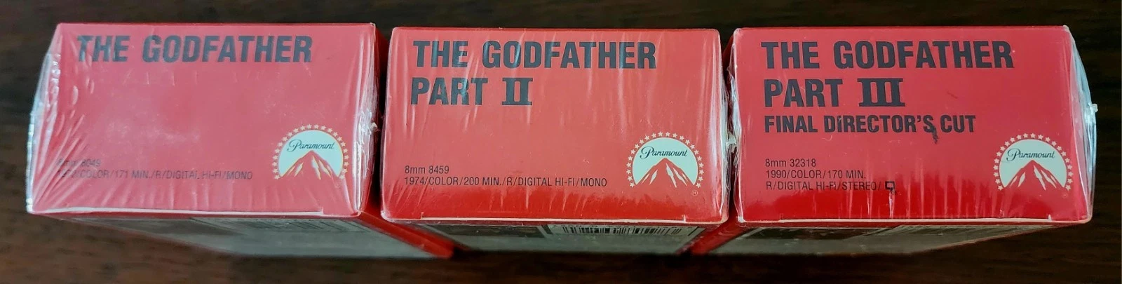 The Godfather Trilogy Video8 Video 8 8mm NEW VERY RARE Marlon Brando Al Pacino - Picture 3 of 6