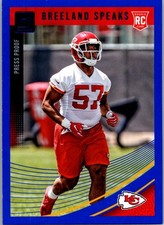 2018 Donruss #368 Breeland Speaks Press Proof Blue