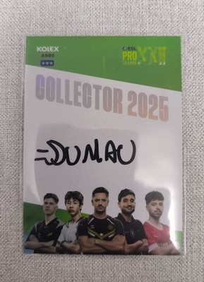 Signed ESL Pro League XXII 2025 Kolex Card   Eduardo  dumau  Wolkmer   Mint A980