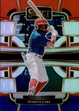 2024 Panini Select #15 Starlyn Caba Red and Blue Prizms