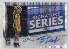 2020 Panini Donruss Optic Signature Series Pulsar Prizm 12/17 TJ Leaf Auto 16wc