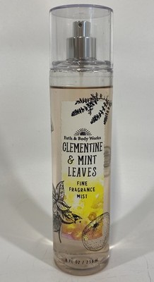 Bath & Body Works Clementine & Mint Leaves Fragrance Spray Mist 8 Oz 95% Full