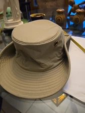 Tilley Endurabke Snap-Up  Hat, Khaki/olive, Size 7 Excellent Condition