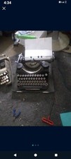 Antique Underwood Standard Portable Typewriter w/ Case, 1920s, Works! thumbnail