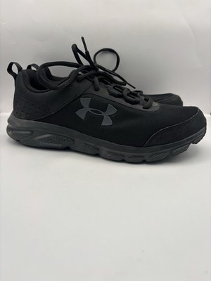 Under Armour Charged Assert 8 Black Running Sneakers Men Size 10