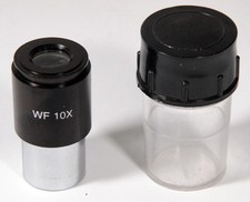 LOMO (?) Wide Field 10x Microscope Eyepiece in Plastic Container