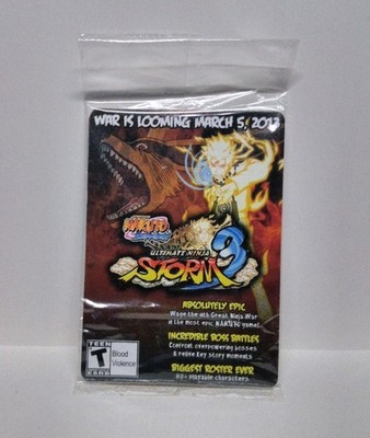 Ultimate Ninja Storm 3 Naruto CCG 2013 Game Promo Pack SEALED