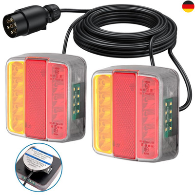AUTOUTLET LED Rückleuchten Set 18 Stück 7,5m Kabel 7-polig