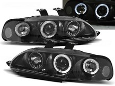 Headlights For Honda Civic 1991 1992 1993 1994 1995 2d 3d Angel Eyes Black Lhd Headlights For Honda Civic 1991 1992 1993 1994 1995 2d 3d Angel Eyes Black Lhd