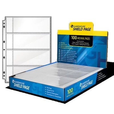 4 Pocket Currency Pages by Guardhouse Shield, 100 pk