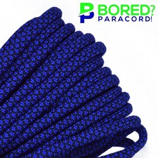 Electric Blue Diamonds - 50 FT - 550 Paracord Rope 7 strand Parachute Cord