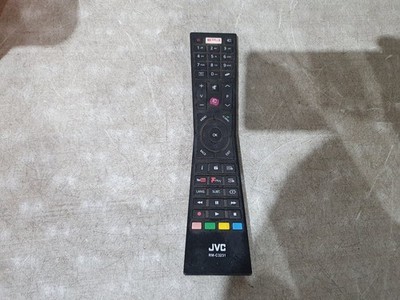 JVC RM-C3231 Fernbedienung für Smart TV schwarz Netflix YouTube