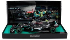 Minichamps 1:18 Model Car F1 Mercedes W11 Hamilton Winner Turkish GP 2020