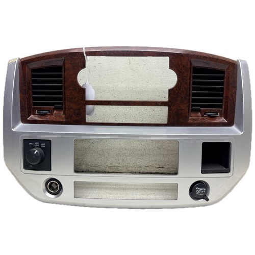 ***06-08 Dodge Ram 1500 Radio Dash Bezel Trim w/ Vents 5JU30TRMAC OEM ...
