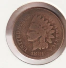 US Rare Old West 1881 Indian Head Penny Coin American Collection Shield Cent USA