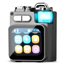 Mini Bluetooth Speaker, Smart Wireless Portable Speaker with Touchscreen, Lou...